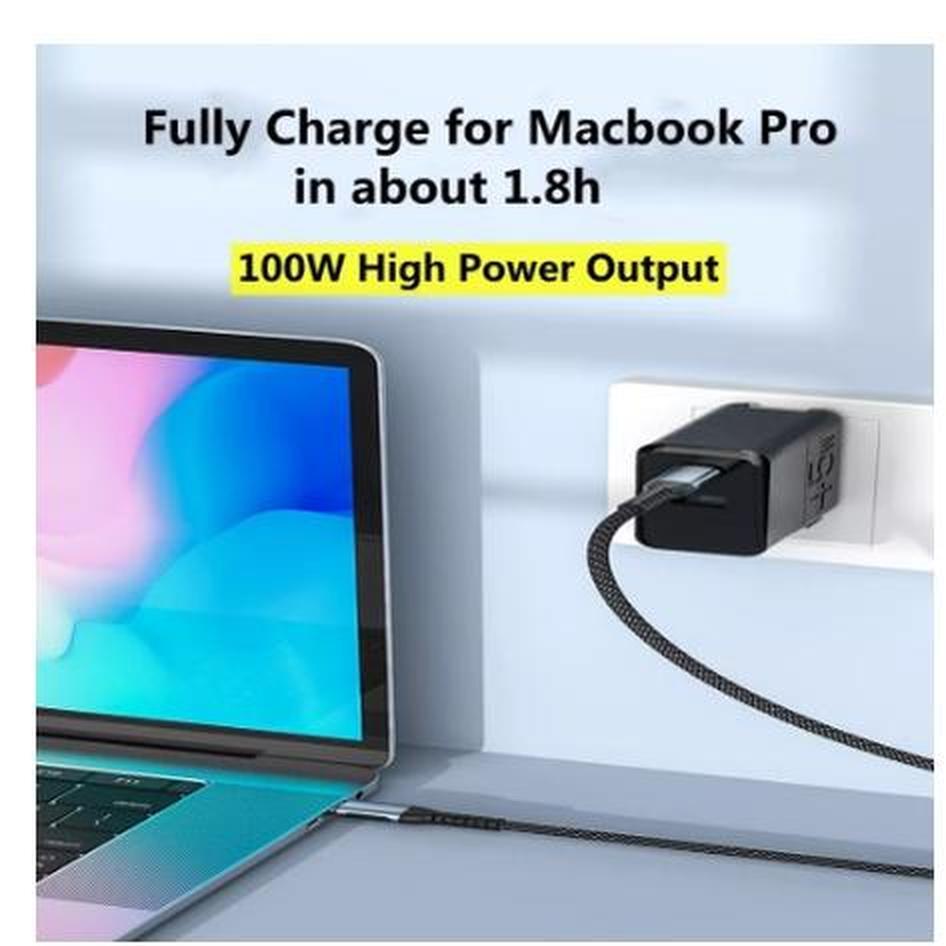 Dây cáp sạc nhanh Usb C sang Usb Type C 100W 60W PD cao cấp
