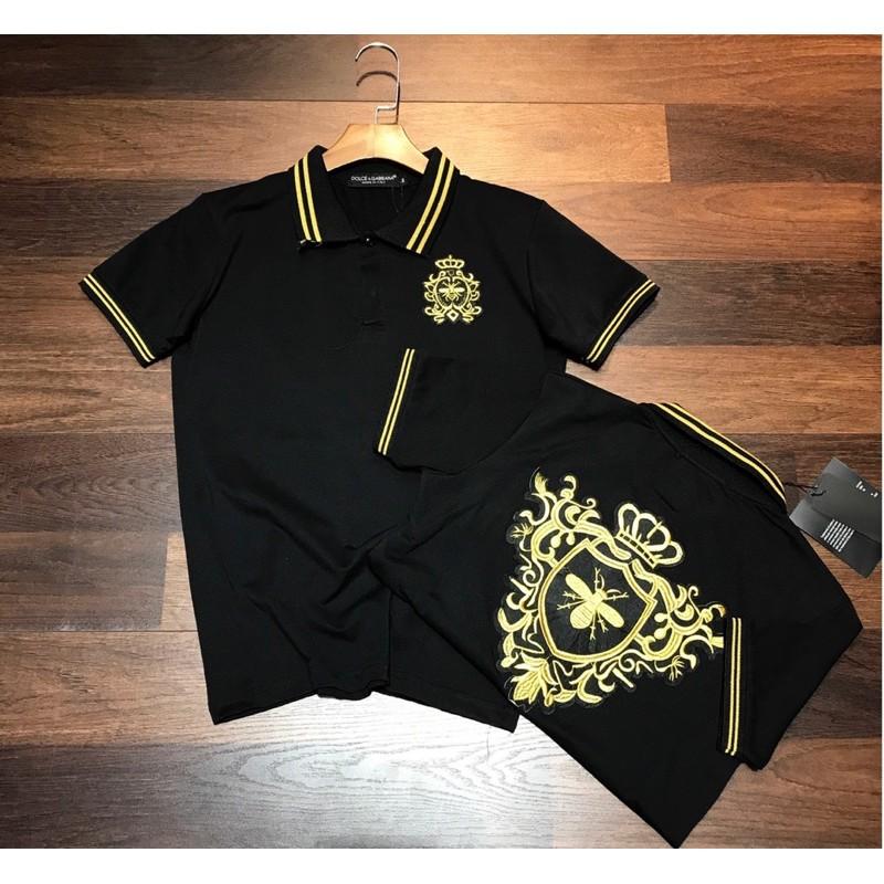 Áo polo nam cổ bẻ thêu đẹp, áo polo thêu hot trend 2021, áo đôn chề