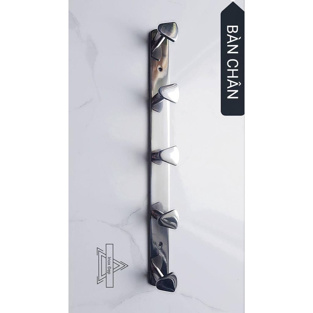 Móc treo quần áo gắn tường Inox 304,, Móc gắn tường treo đồ cao cấp chắc chắn sang trọng tiện lợi