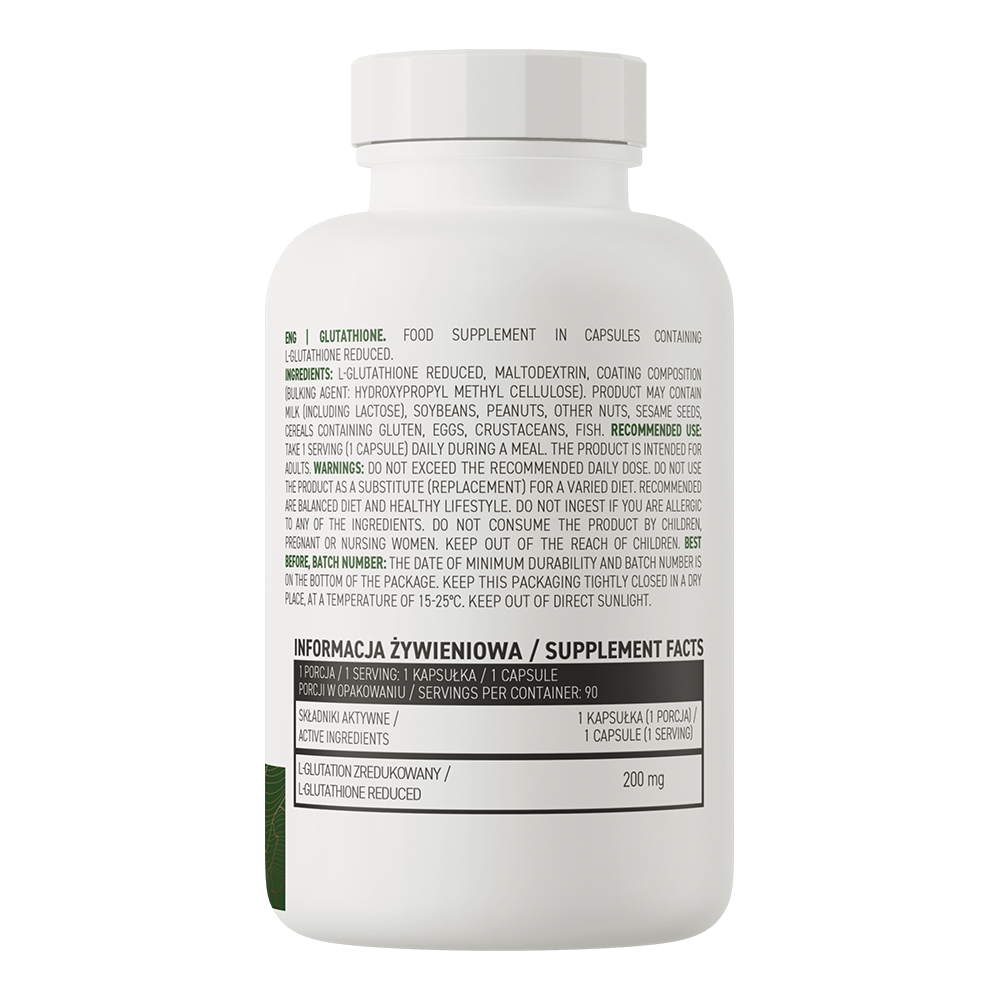 Viên Uống Glutathione Ostrovit 200mg (90 Viên) Mờ Thâm Nám, Chống Oxy Hóa và Hỗ Trợ Trắng Da | Nhập Khẩu Ba Lan