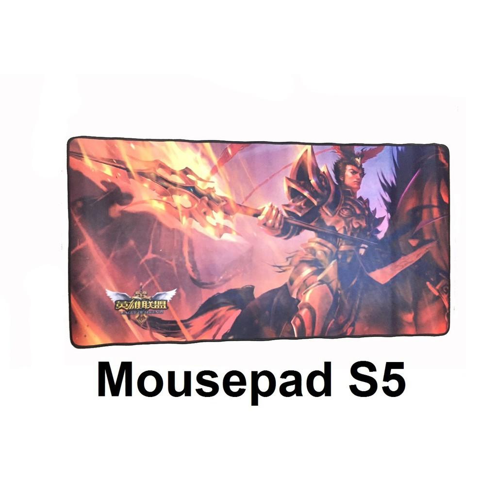 MOUSEPAD LÓT CHUỘT BÀN DI CHUỘT S5 NHIỀU HÌNH GAME