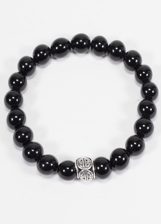 Vòng Đá thiên thạch Phối Charm Bạc  Ngọc Quý Gemstones