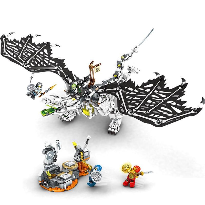 Đồ chơi Lắp ráp MG211 Ninjago 61067 Skull Sorcerer's Dragon 71721 đồ chơi giáo dục Rồng Thần Của Phù Thủy Đầu Lâu