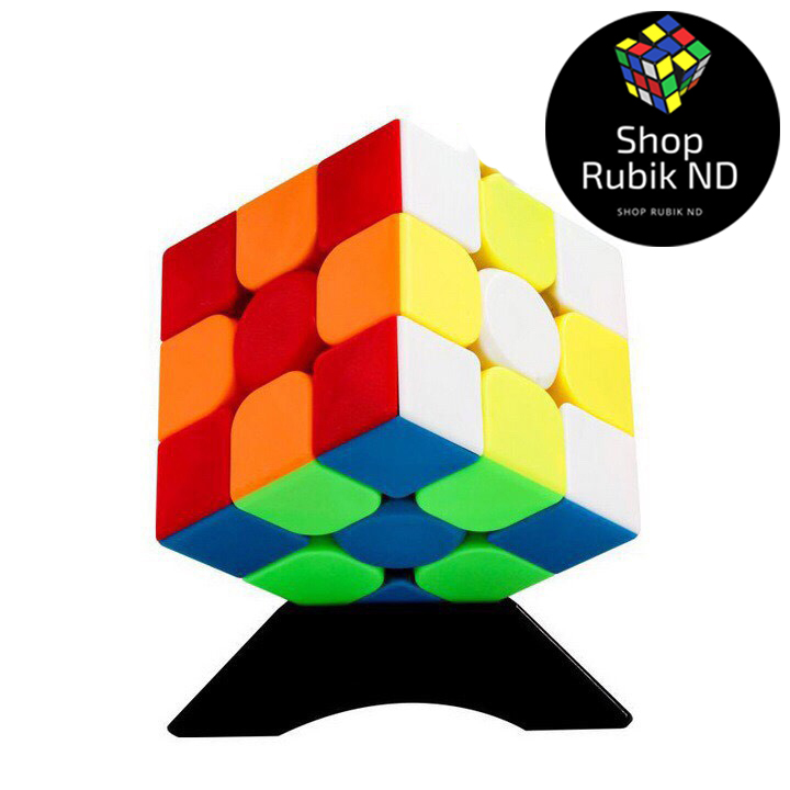 Rubik 3X3 MoYu MeiLong MFJS Stickerless - Tặng Đế Kê Rubik