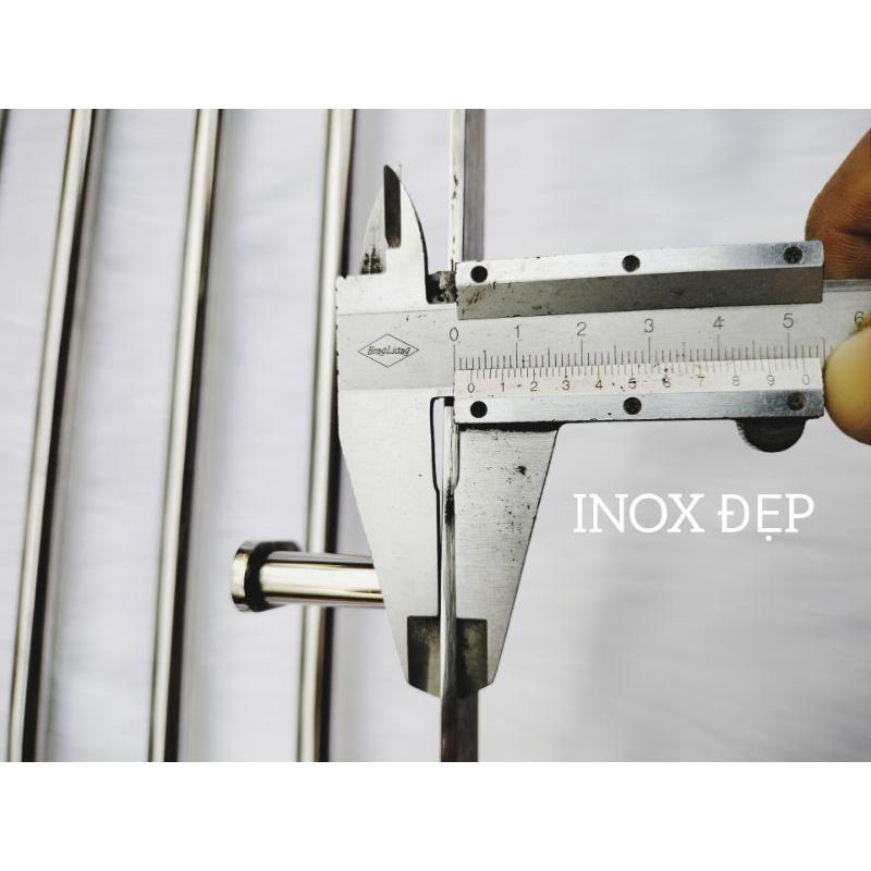 Giàn vắt khăn phòng tắm inox 304, Vắt khăn giàn cao cấp chân đặc chắc chắn đánh bóng sang trọng