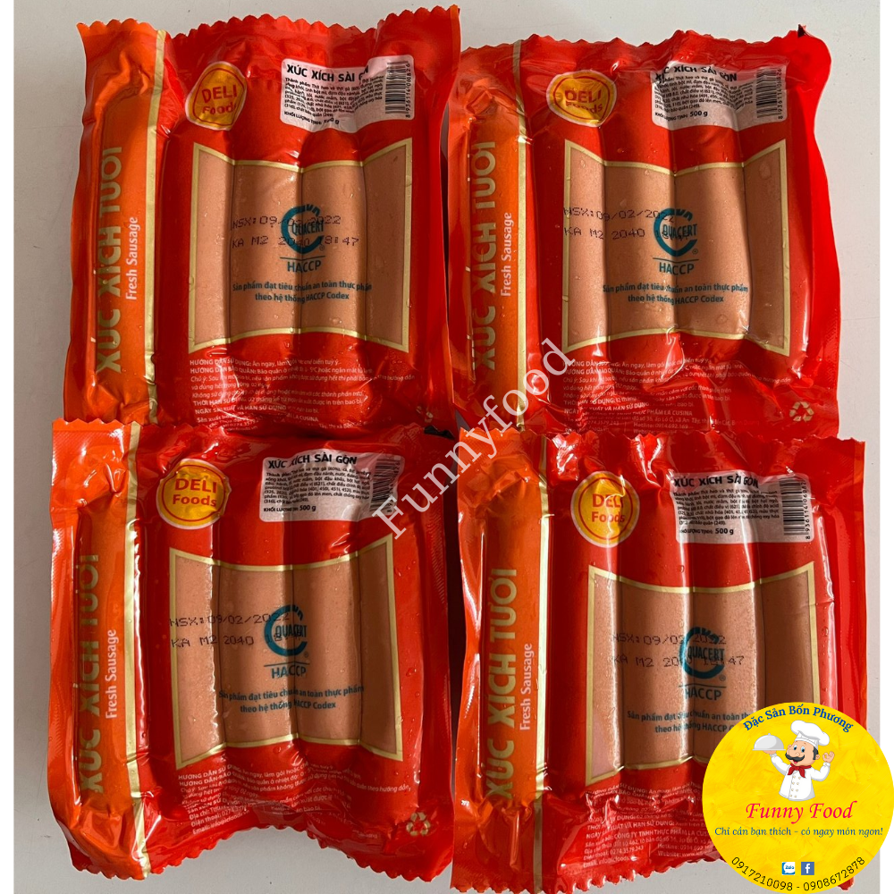Xúc Xích Đức 10 Cây – Xúc Xích Tươi LC – – Funnyfood