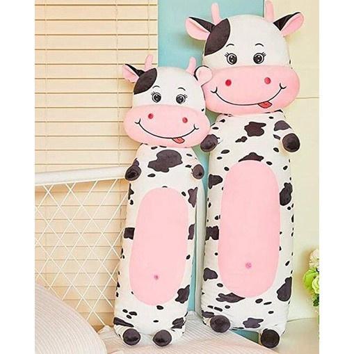QUÀ TẶNG Gối ôm bò sữa SIZE ĐẠI 1M5Bò Sữa Bông Bông PP 3D tinh khiết an toàn cho trẻ
