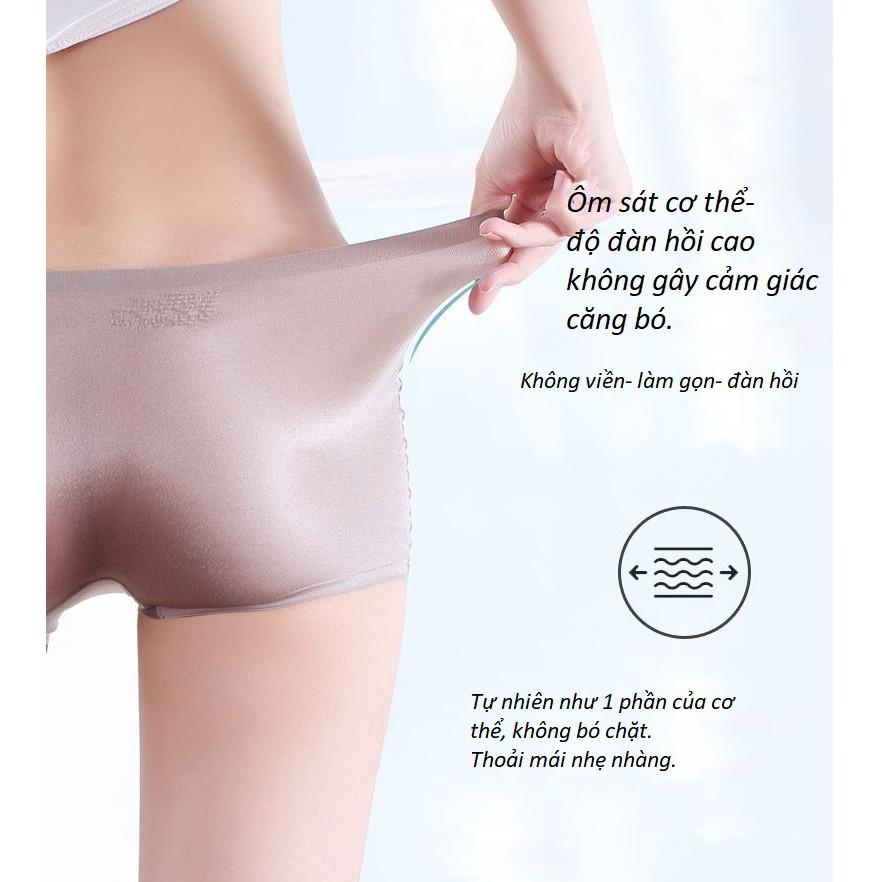 Quần Lót Nữ Dạng Quần Đùi Chất Băng Lụa Kháng Khuẩn P345