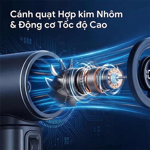Quạt mini tích điện cầm tay Jisulife Handheld Fan Ultra2 9000mAh - Hàng chính hãng