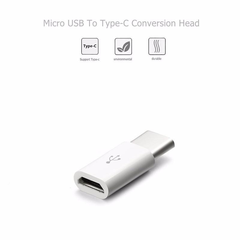 Đầu chuyển cáp sạc micro USB Sang type C – jack chuyển type C