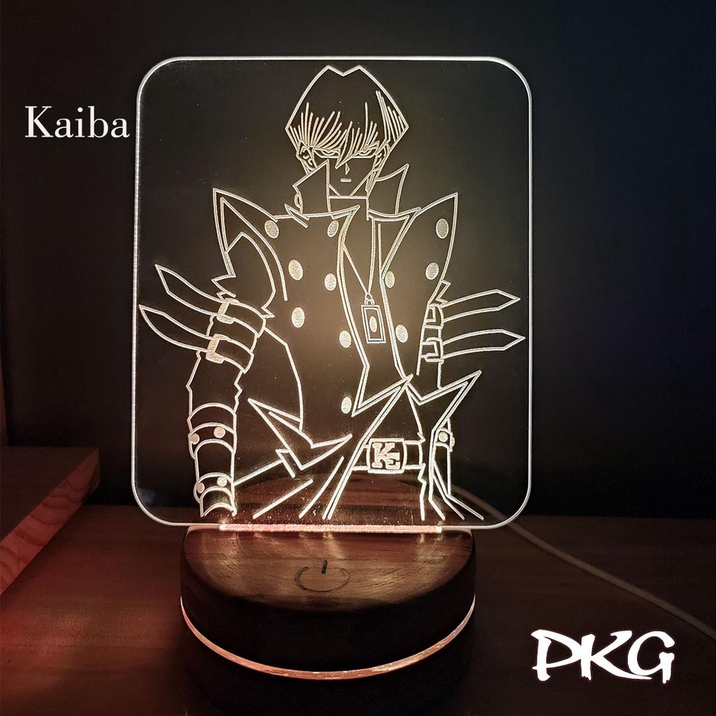 Đèn Ngủ Led 3D KAIBA nhân vật Anime phát sáng 16 màu cảm ứng có điều khiển từ xa