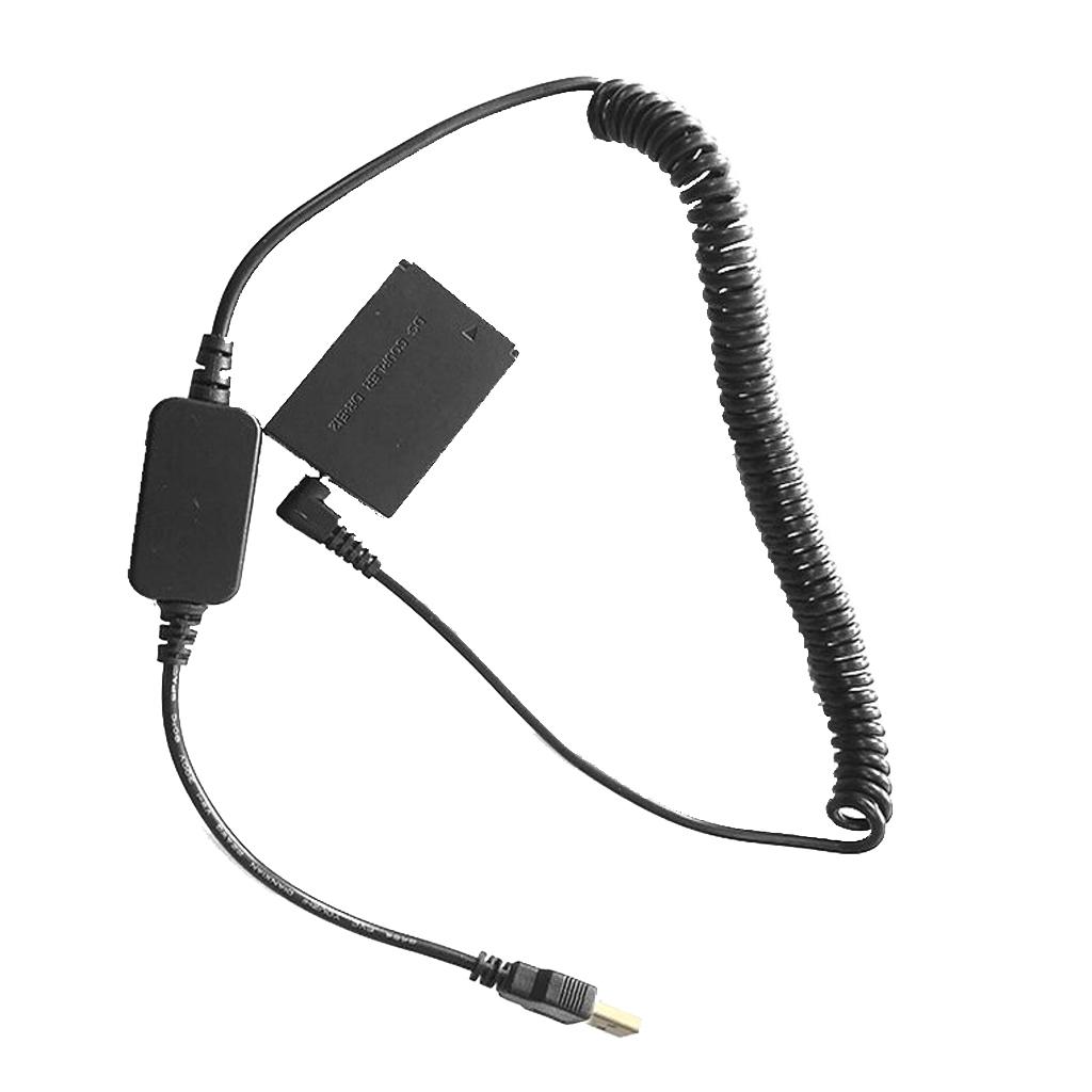 LP-E12 Giả Pin DC Khớp Nối Cho Canon EOS M/M2/M10 Với Cáp