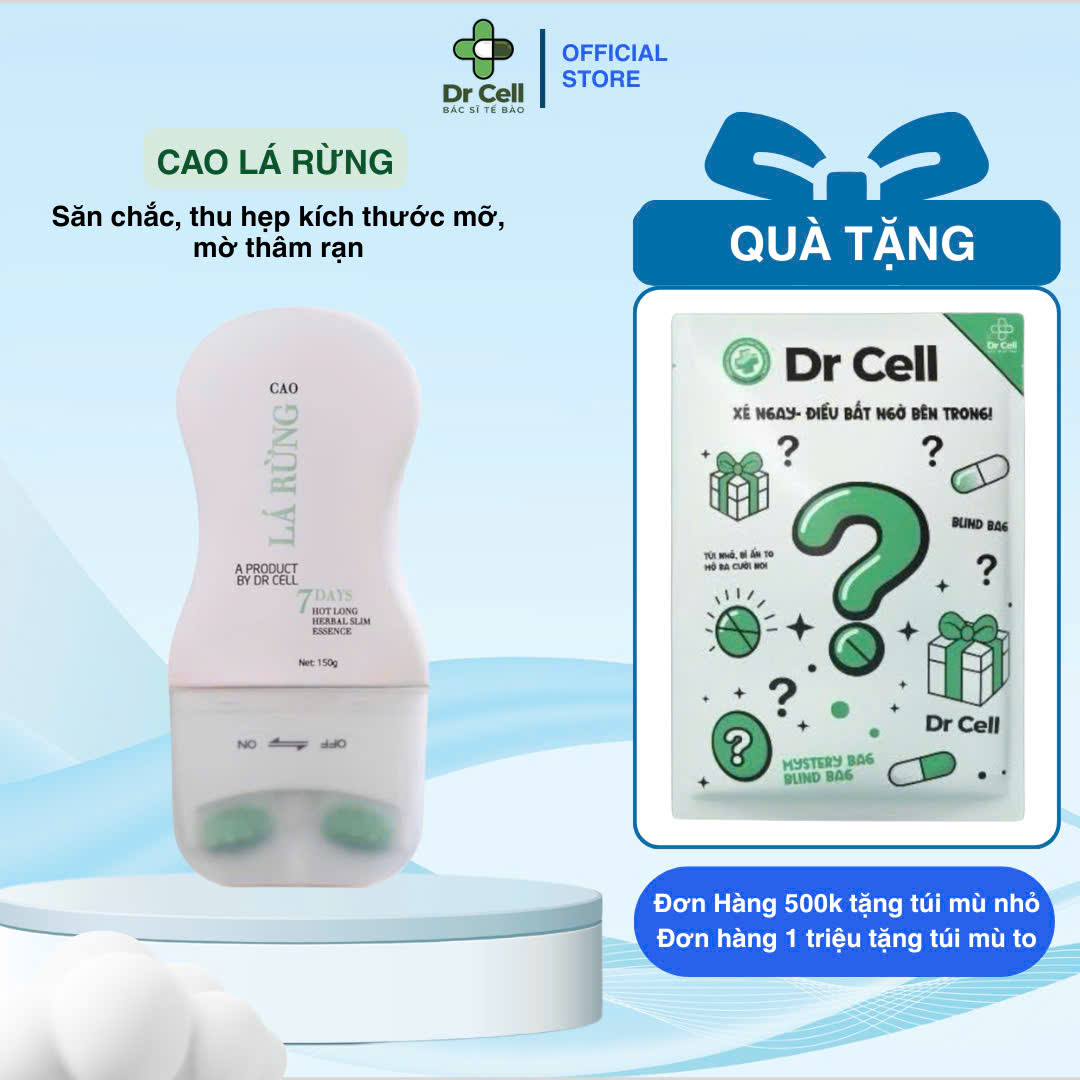 Cao Lá Rừng Dr Cell 150g hỗ trợ làm mềm các mô mỡ, thu hẹp kích thước mỡ, săn chắc da, mờ thâm rạn