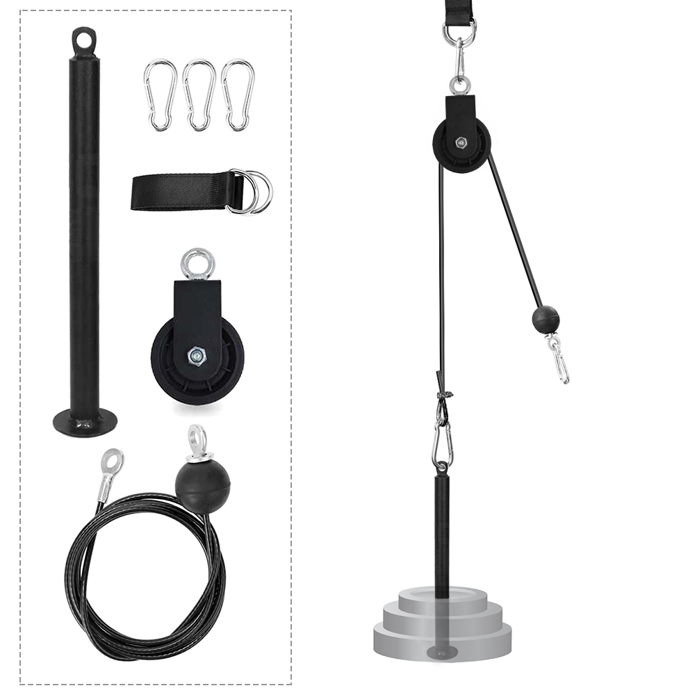 Hệ thống gắn máy cáp ròng rọc với chốt tải nâng cấp xoay 360 độ có thể tháo rời dành cho dân tập thể thao