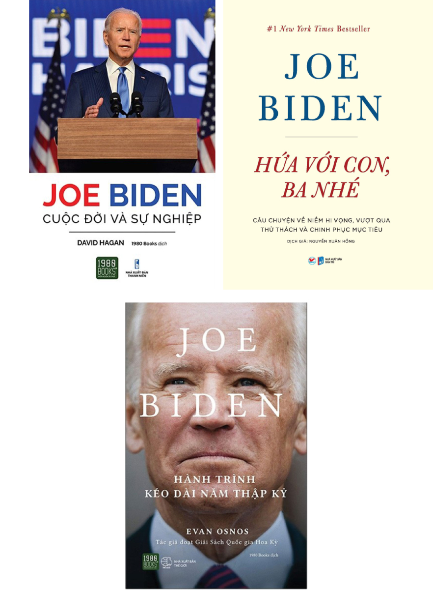 COMBO BỘ SÁCH VỀ TỔNG THỐNG JOE BIDEN (BỘ 3 CUỐN)