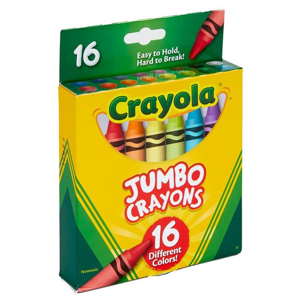 Hộp 8 Bút Sáp Màu Crayon Dạng Thỏi Lớn - Crayola 520389