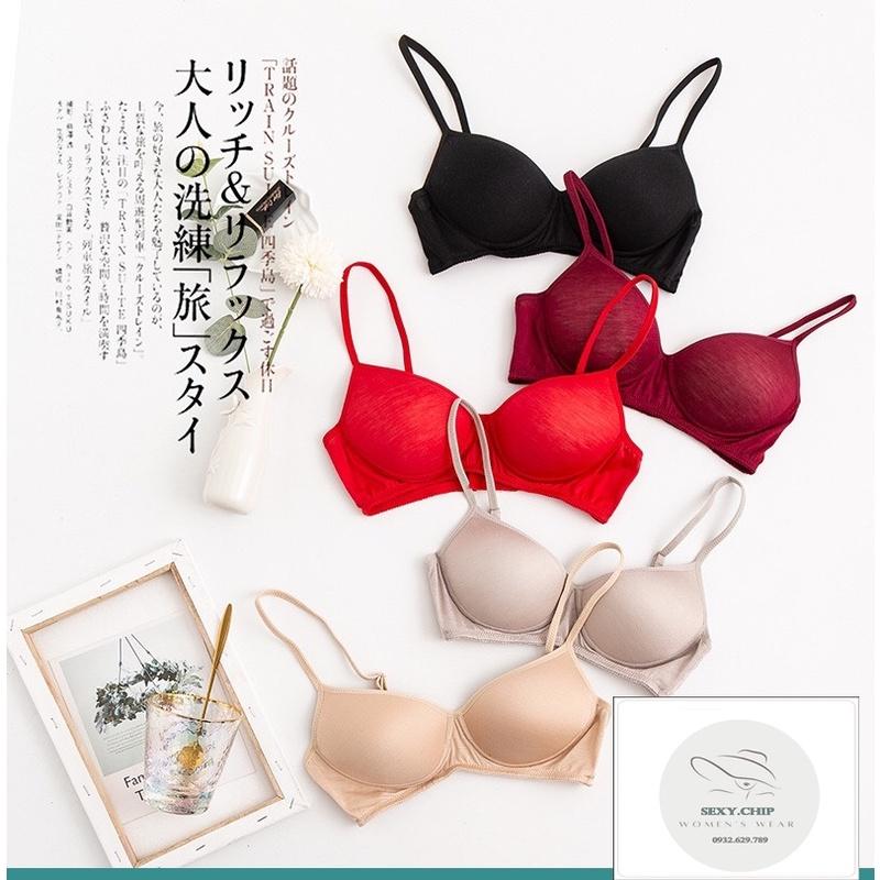 Áo Lót Cotton Lụa Đệm Mỏng Không Gọng AL26