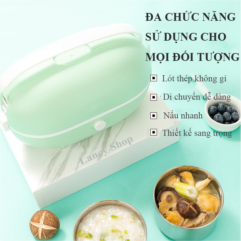 Hộp Cơm Cắm Điện - Nồi Cơm Điện Mini Văn Phòng Hâm Nóng Thức Ăn