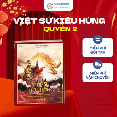 Sách Lịch Sử - Việt Sử Kiêu Hùng Quyển 2, GNHBooks – Triều Đại Nhà Trần, Trần Hưng Đạo, Bìa Cứng