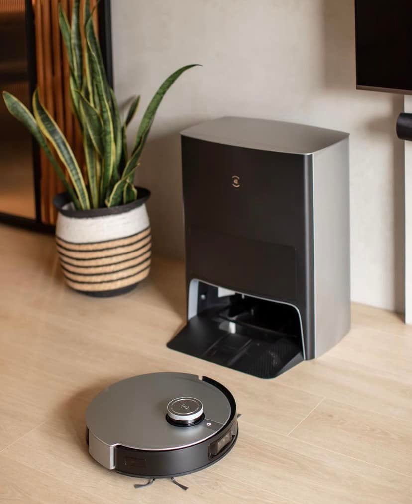 Robot hút bụi lau nhà Ecovacs Deebot X1 Omni - Lực hút 5000pa - Hàng chính hãng, bản quốc tế, tiêu chuẩn Châu Âu