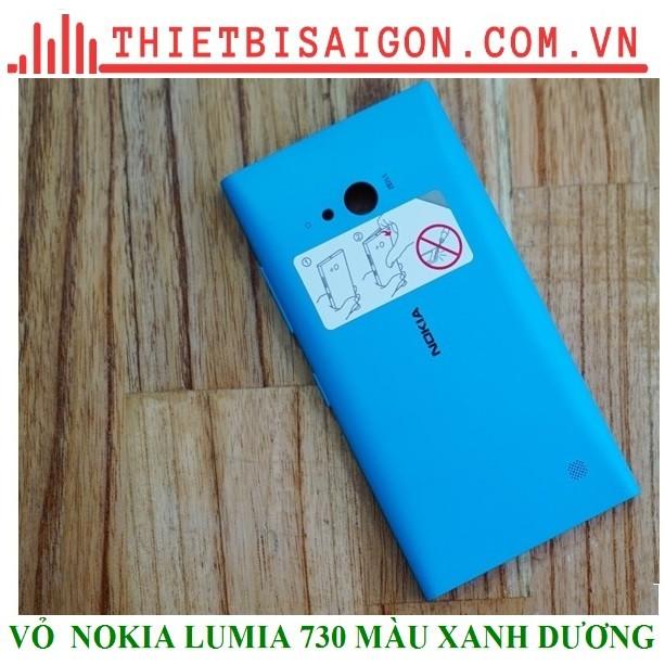 VỎ NOKIA LUMIA 730 MÀU XANH DƯƠNG