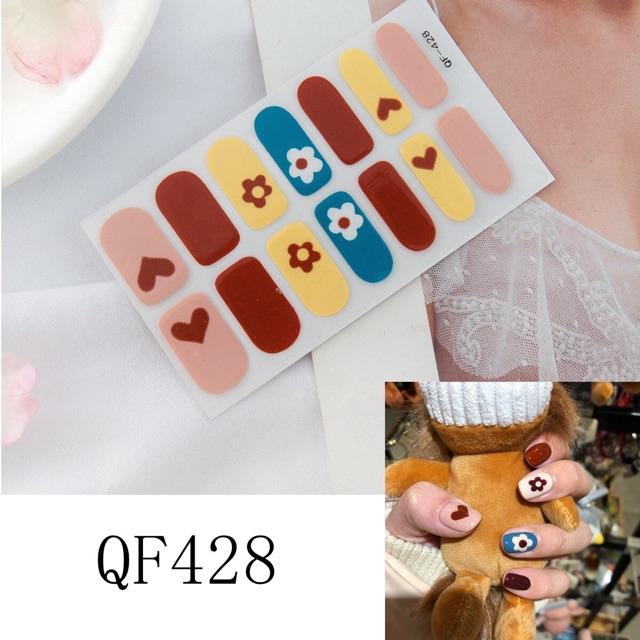 Set dán móng tay Nails dán nghệ thuật nhiều màu - có ngay bộ móng đẹp trong 5 phút (Nail wraps / Nail stickers) CAM01