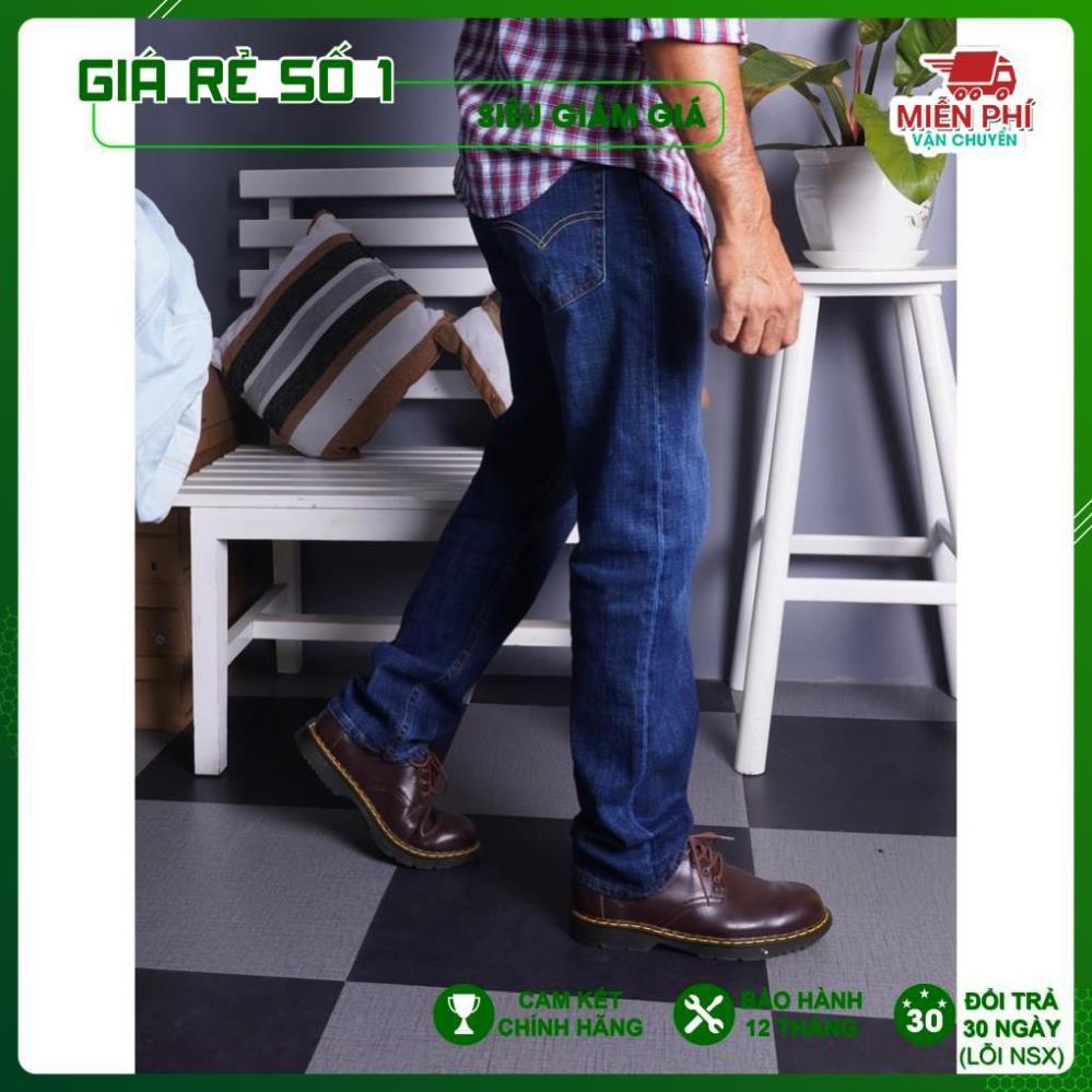 Quần Jeans Hàng xịn Made in Cambodia, ống đứng, dáng suông, co giãn nhẹ.