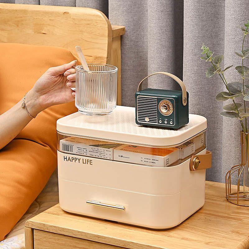 Hộp Đựng Thuốc Cỡ Lớn Nhiều Tầng Tiện Dụng Cho Gia Đình