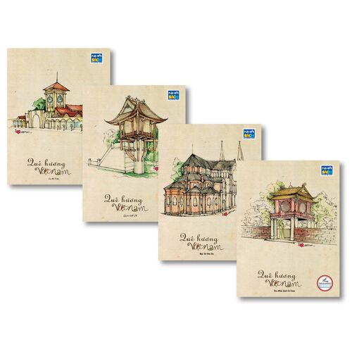 (Mua 10 Cuốn Tặng 3 Cuốn) Tập Pnc 96T Dl60 4Ôli - Quê Hương Việt Nam - Giao Mẫu Ngẫu Nhiên