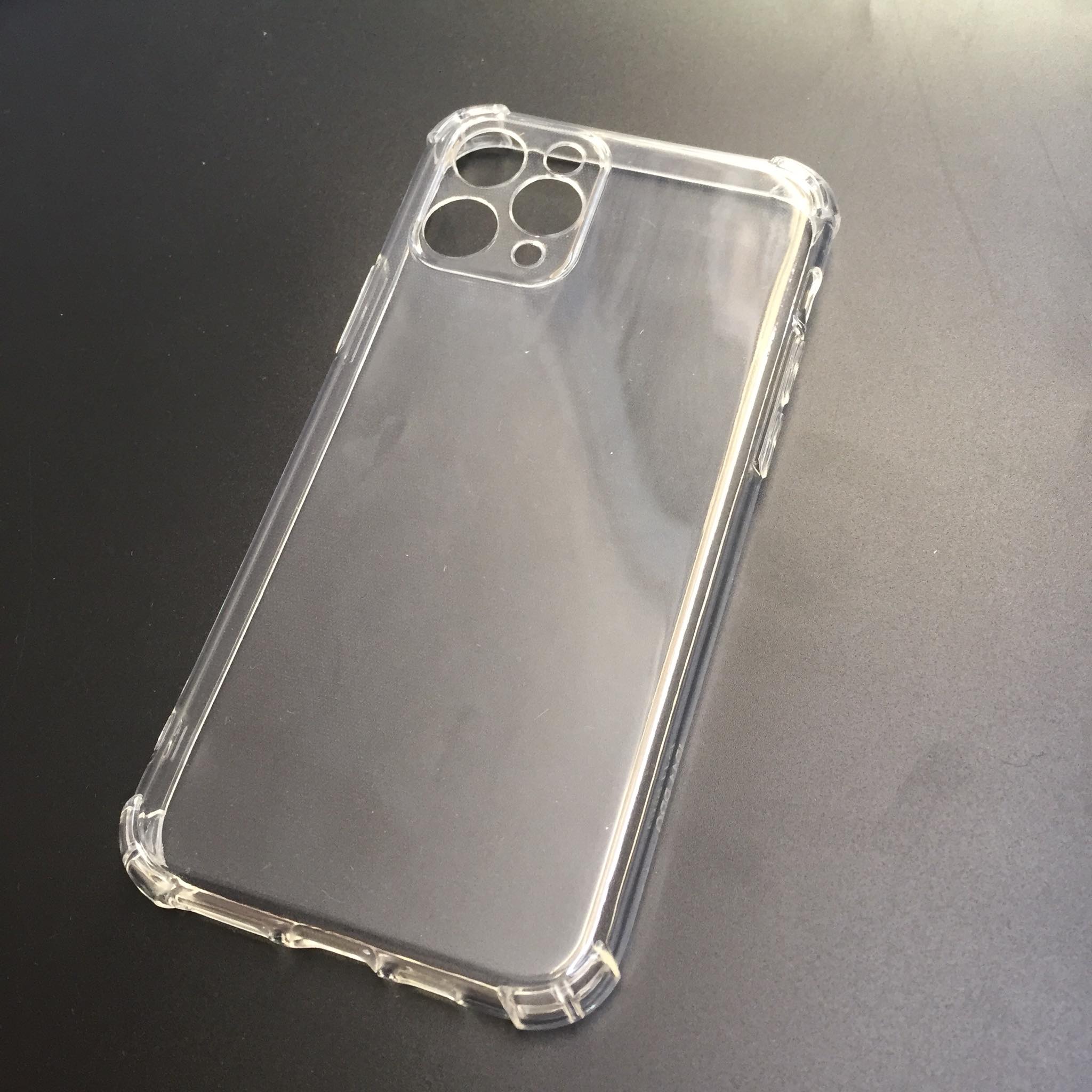 Ốp lưng silicon cho iPhone 11 Pro - chống sốc gờ cao 4 góc trong suốt