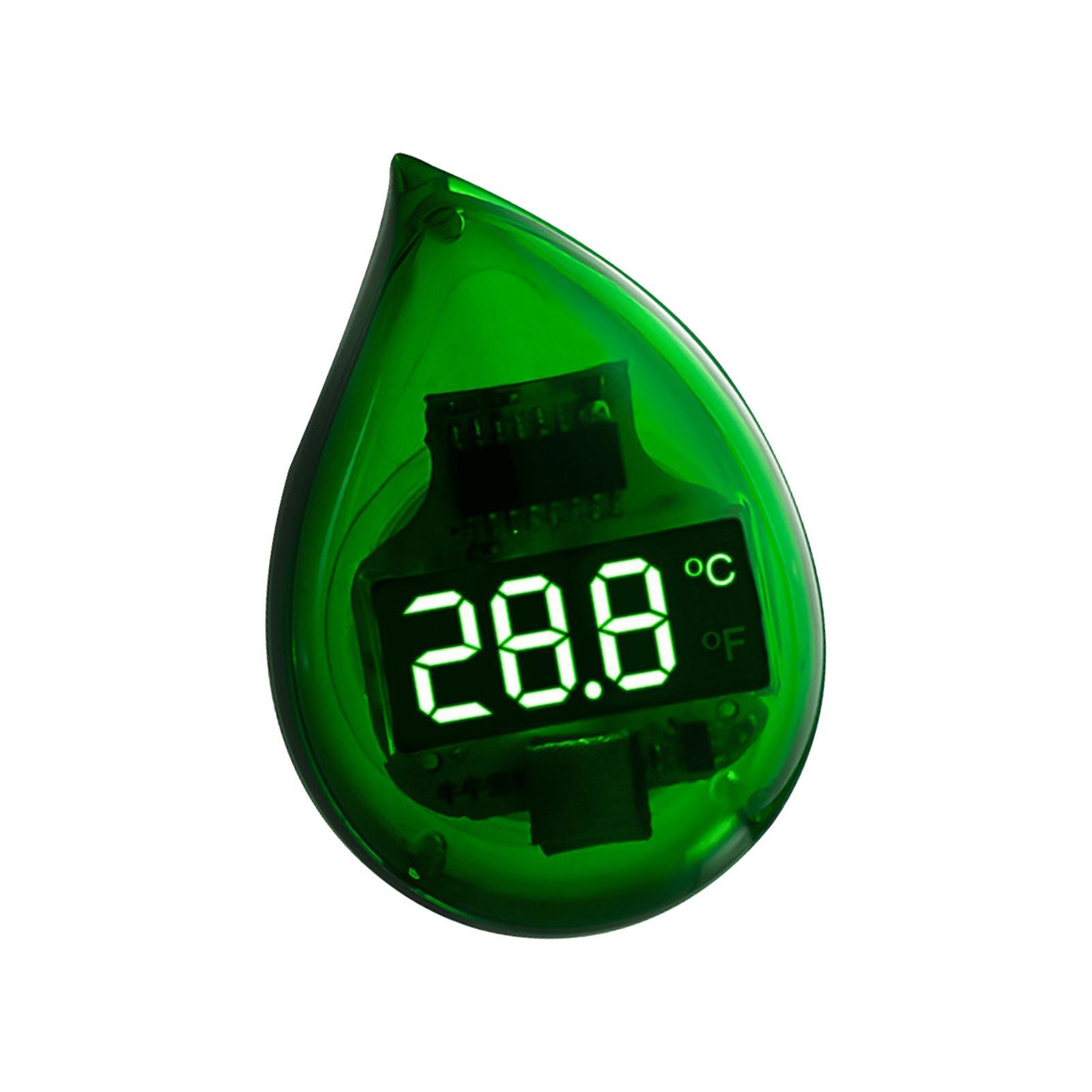 Aquarium Thermometer Stick on LED Display Fish Tank Thermometer Easy to Read
