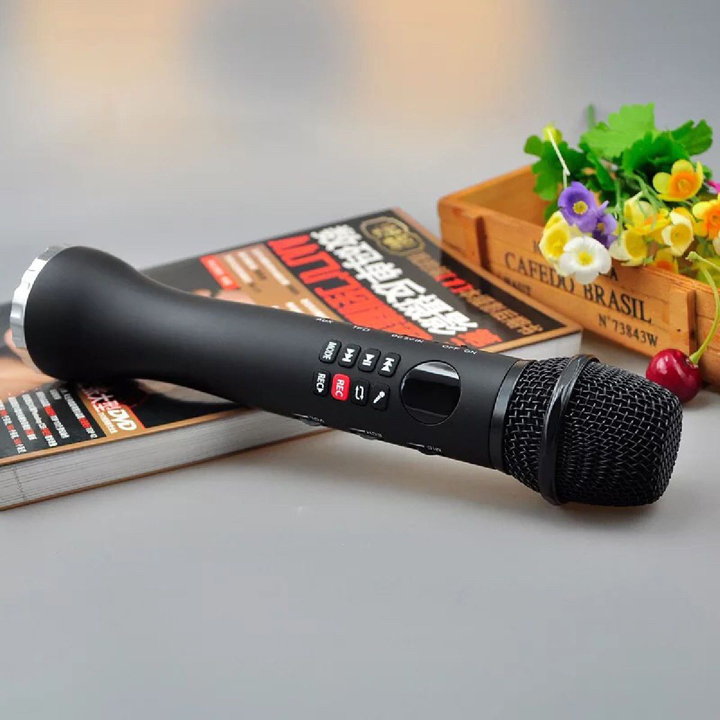 Micro hát karaoke bluetooth có đèn led L-598