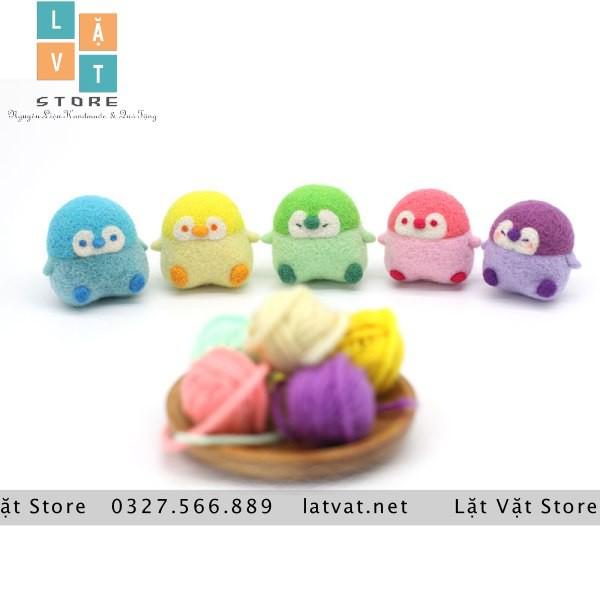 Bộ len chọc cánh cụt người mới bắt đầu làm - Giá rẻ bất ngờ - Needle Felting