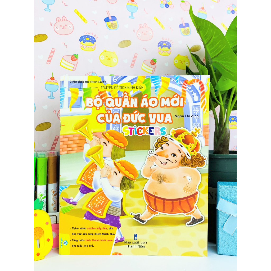 Bộ 8 cuốn Stickers - Truyện Cổ Tích Kinh Điển - Bìa 55