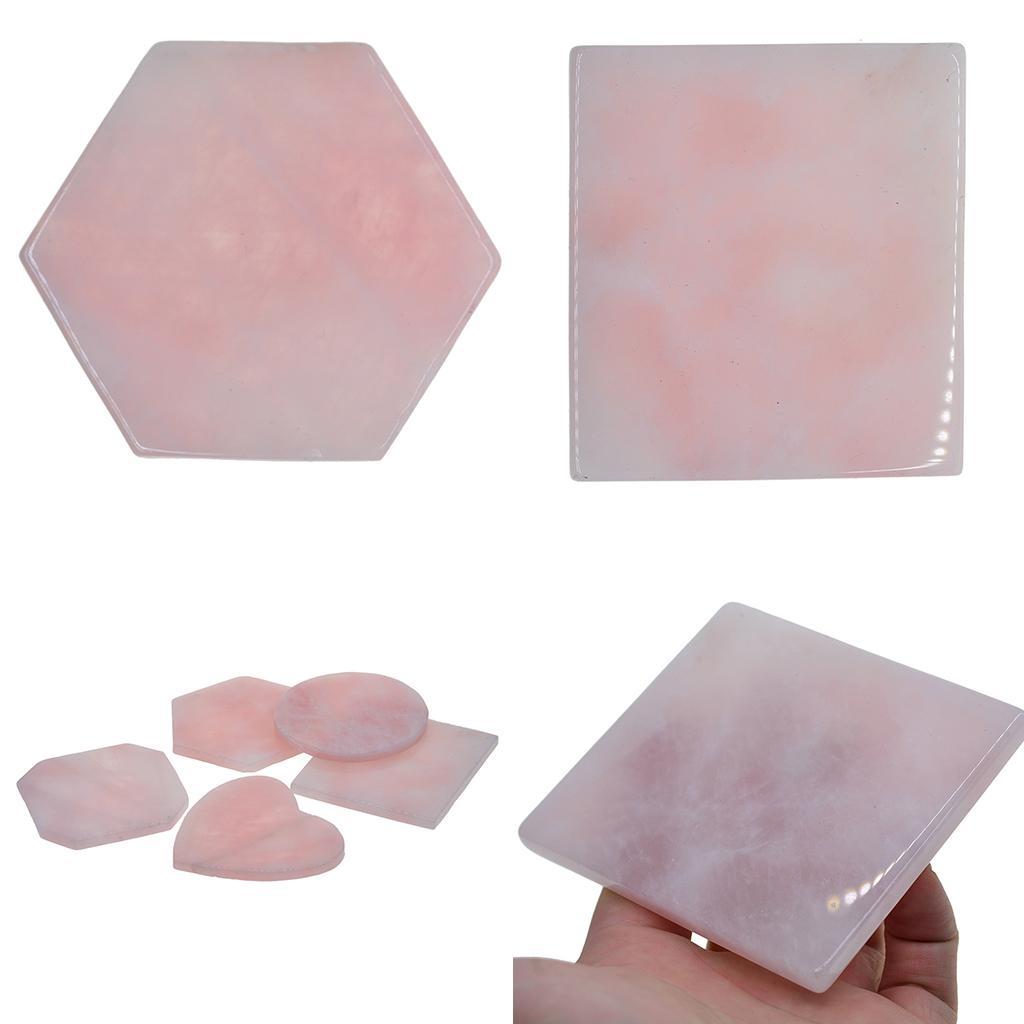Agate Slices Stones, Pendant, Coasters Cup Mat, 6mm-7mm / 0.24 - 0.28inch, Square Irregular for Jewelry Making, Home Decoration, DIY Pendant Craft