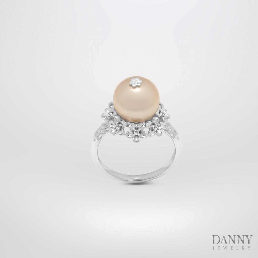 Nhẫn Nữ Danny Jewelry Hoa Ngọc Ốc Bạc 925 Xi Rhodium/xi Vàng 18k/xi Vàng hồng N0078