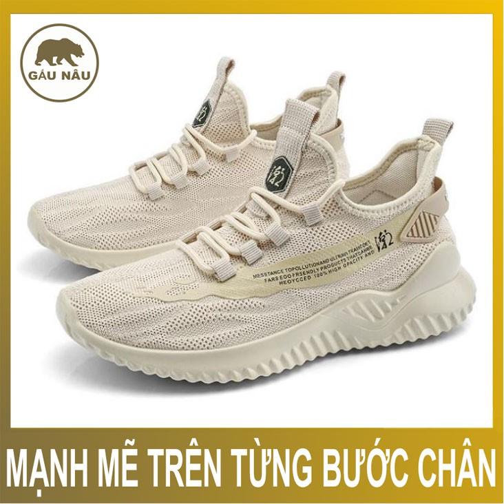 Giày sneaker nam trắng GN779 shop Gấu Nâu chuyên giày nam đẹp