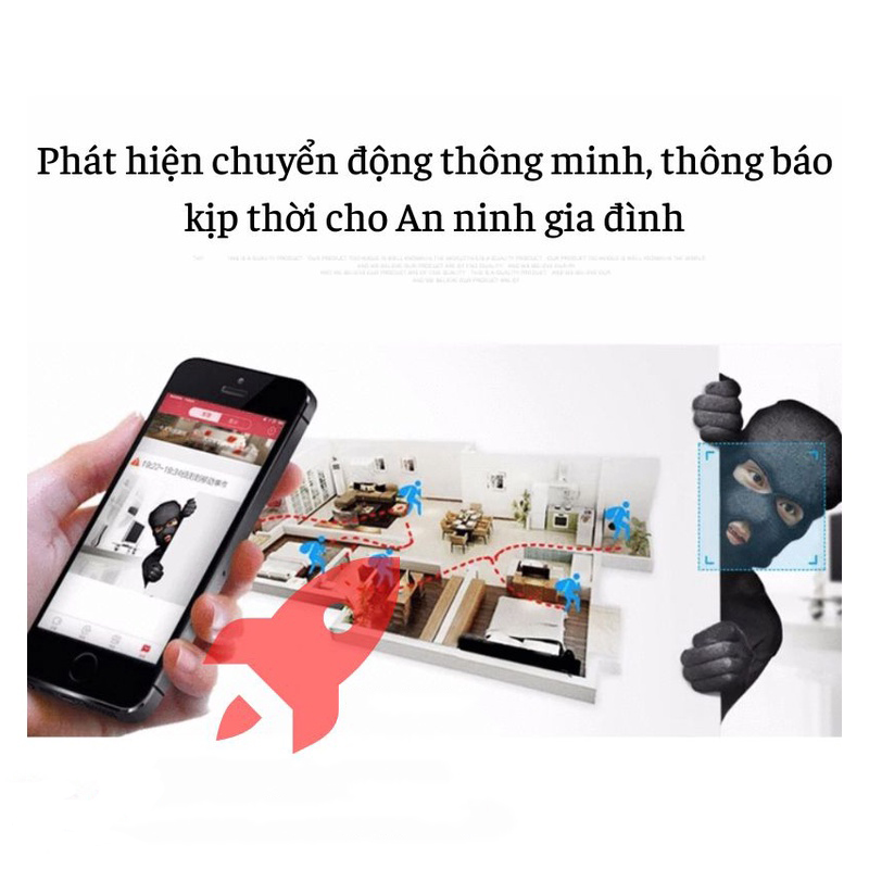 Camera Wifi Góc Rộng V380 Pro Toàn Cảnh Full Hd Gắn Trần Nhà Đàm Thoại Hai Chiều, Cảnh Báo Trộm Quan Sát Rõ Nét Ngày Và Đêm