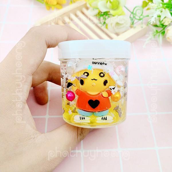 Hủ slime trụ hoạt hình dễ thương