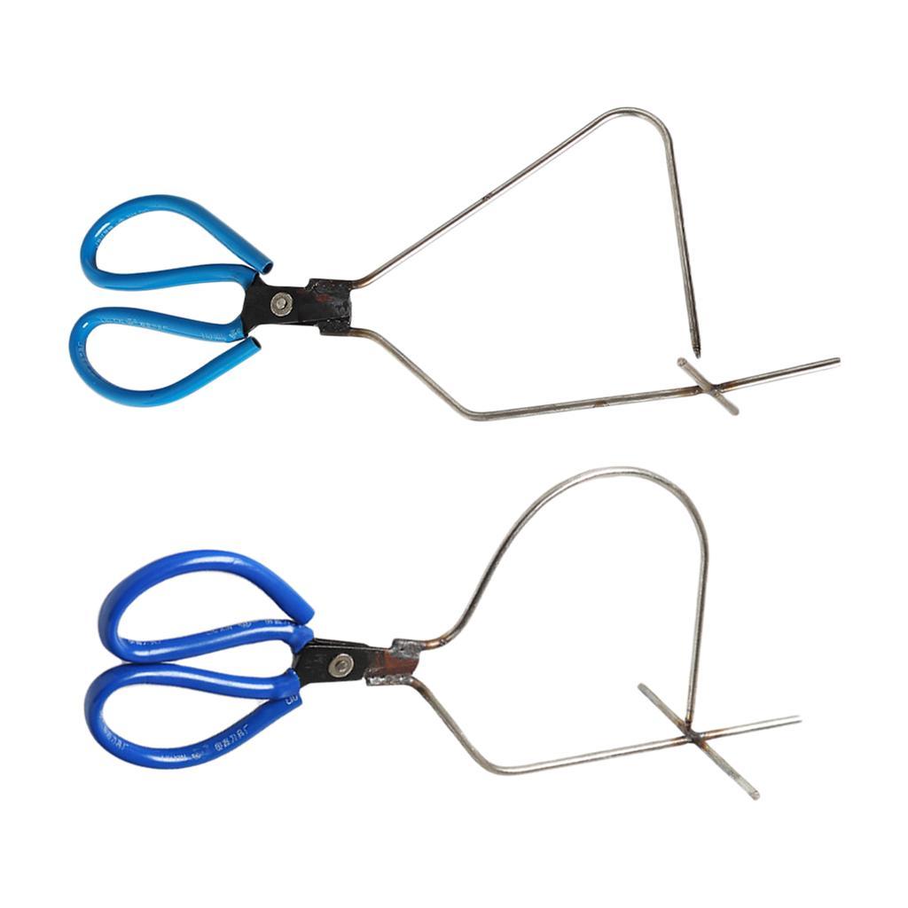2x Metal Pottery Glazing Pliers Clay Sculpture DIY Porcelain Caliper Craft