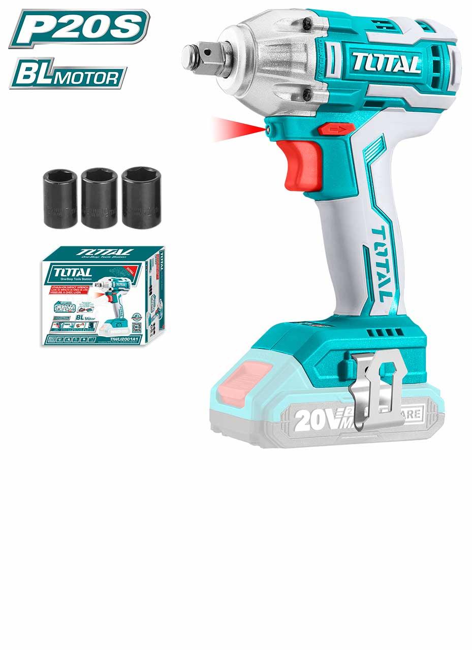 MÁY SIẾT BULOONG DÙNG PIN 20V TOTAL TIWLI20010 - HÀNG CHÍNH HÃNG