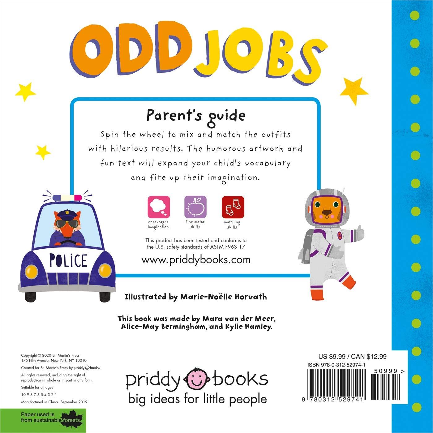 A Turn The Wheel: Odd Jobs: Mix &amp; Match For Hilarious Results