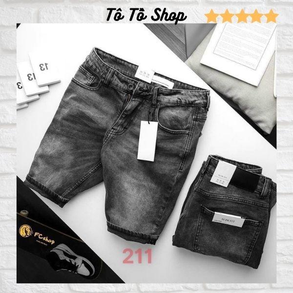 Quần Short Nam Rách️️ Quần Short Bò Nam Cao Cấp - Sọt Jean Co Giãn Mẫu Mới Hàng VNXK Tô Tồ Shop-QSJN02-Mã 211