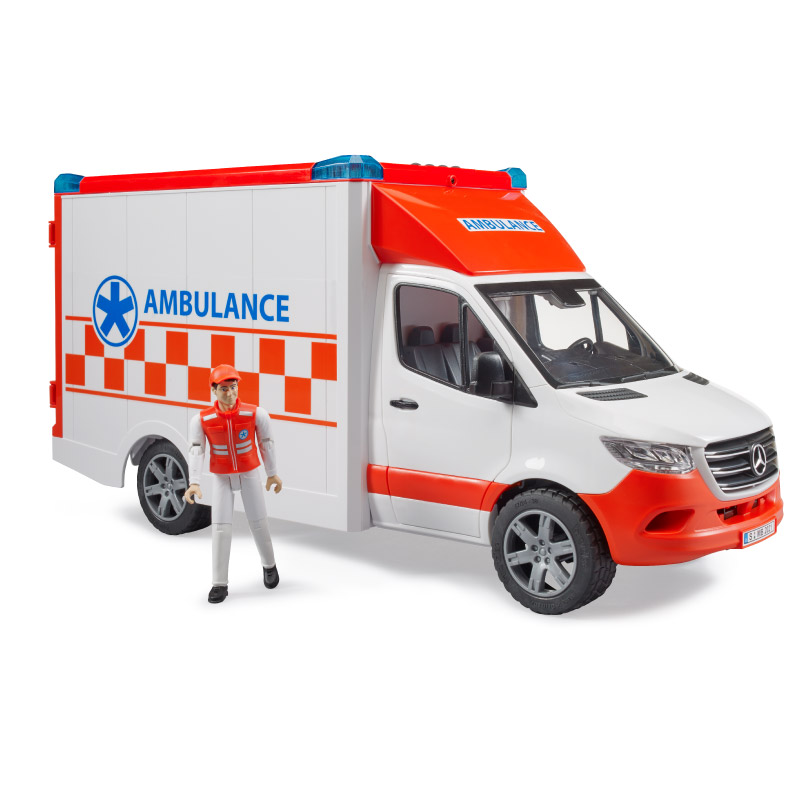 Đồ Chơi BRUDER Xe Cấp Cứu Mercedes Benz Và Nhân Viên Y Tế BRU02676