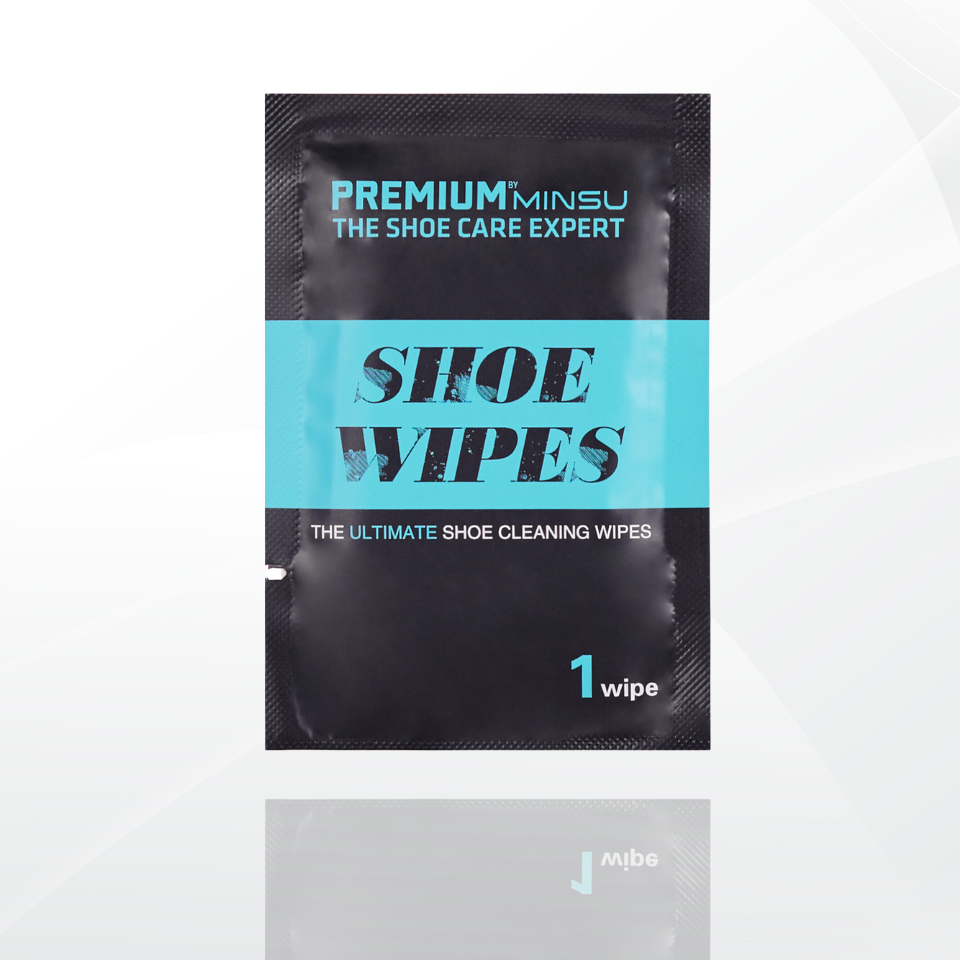 Khăn Lau Giày Khẩn Cấp Shoe Wipes MINSU M2855 Nhỏ Gọn, Tiện Lợi Chuyên Dùng Vệ Sinh Cho Giày Thể Thao Sneaker, Da Lộn