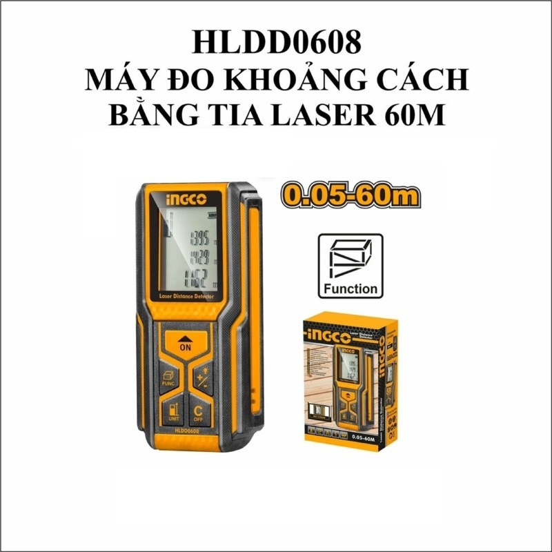 Máy đo khoảng cách bằng tia laser INGCO HLDD0608