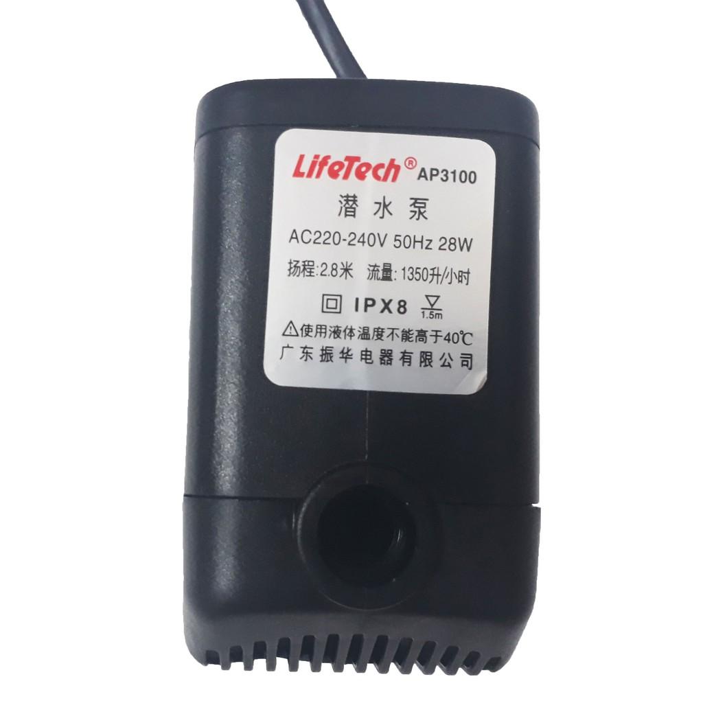 Máy Bơm Nước Hồ Cá LifeTech AP3100 Máy Bơm Nước Bể Cá Cao Cấp [AP3100