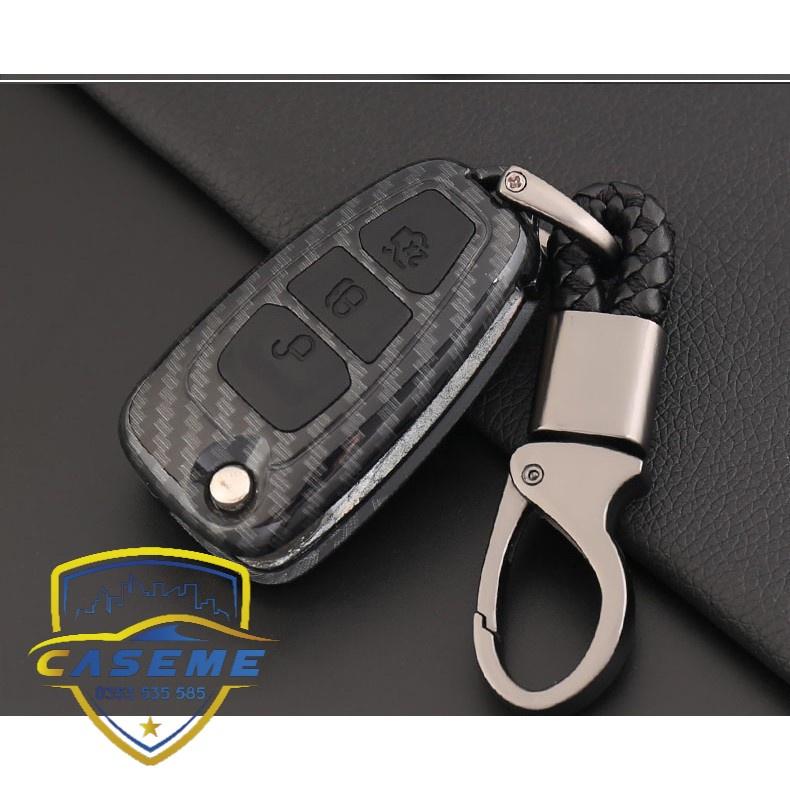 Vỏ chìa khóa cacbon xe ford Ranger XLS, Focus chìa gập như hình