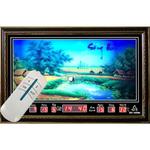 Đồng hồ lịch vạn niên Cát Tường 68439_Có 2 loại (Không remote đèn và Có remote đèn)