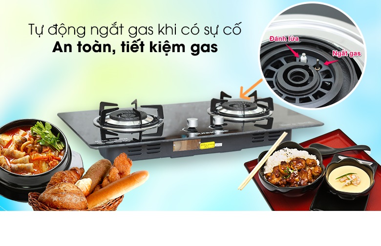 Bếp ga âm Sunhouse SHB-6636 - Hàng Chính Hãng